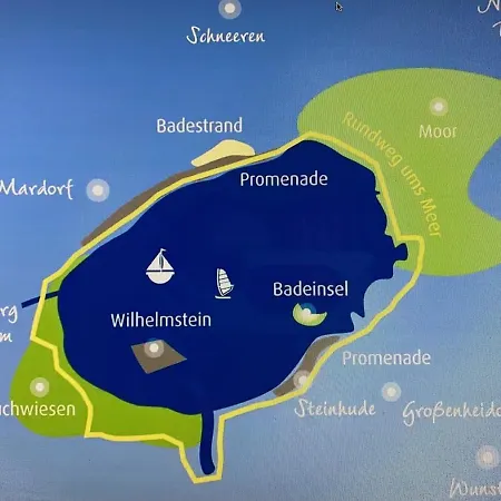 Ferien-Whg Souterrain Exklusives App Stella Maris Mit Parkplatz Direkt Am Steinhuder-Meer Wunstorf Exterior foto
